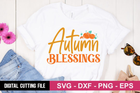Autumn Blessings SVG Graphics for T-Shirt Designs