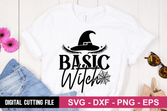 Basic Witch Svg: Graphics for T-Shirt Designs