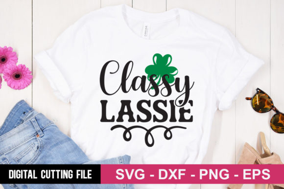 Classy Lassie SVG for T-Shirt Designs
