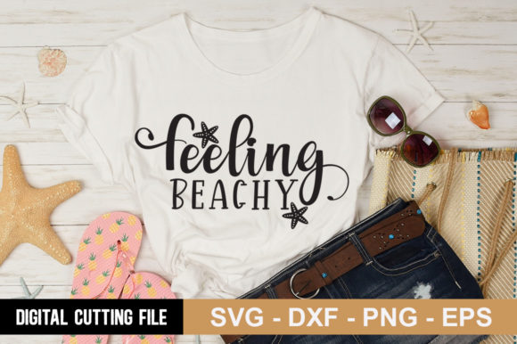 Feeling Beach Graphics for T-Shirt Designs