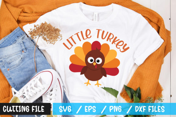 Little Turkey SVG: Graphics & T-Shirt Designs