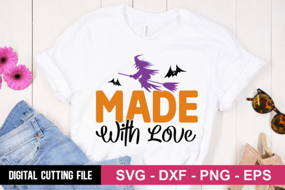 Made with Love SVG: Graphics for T-Shirt Designs