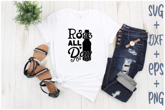 Rose All Day: T-Shirt Graphics for Editorial Design
