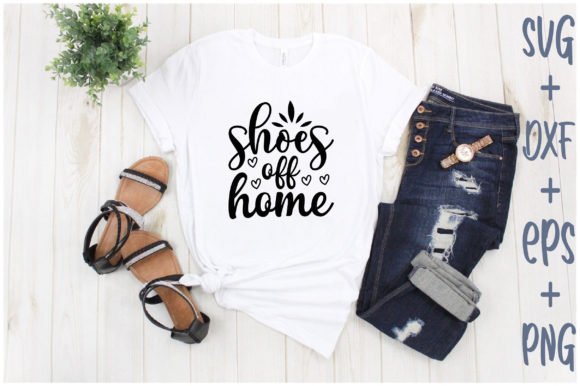 Shoes off Home: Graphics & T-Shirt Designs for Publishers